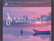 Tablet Screenshot of johnbarclayphotography.com